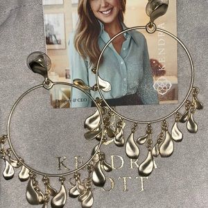 Kendra Scott gold earrings